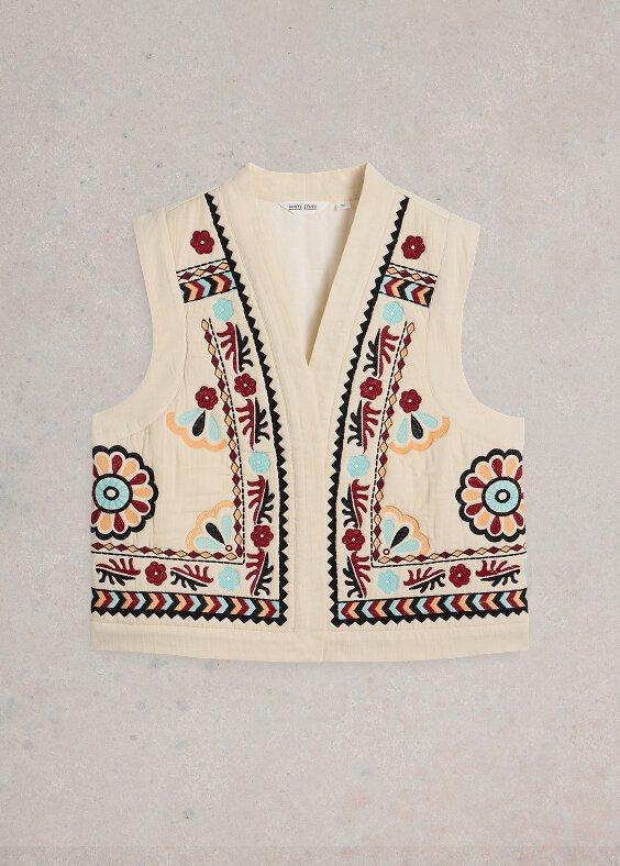  a gilet with pattern