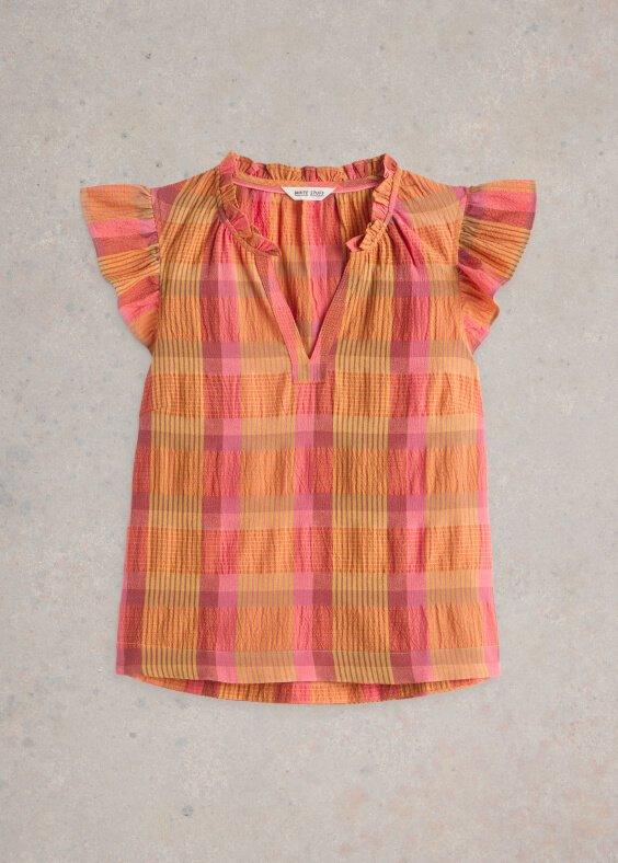 ROSIE CHECK COTTON VEST