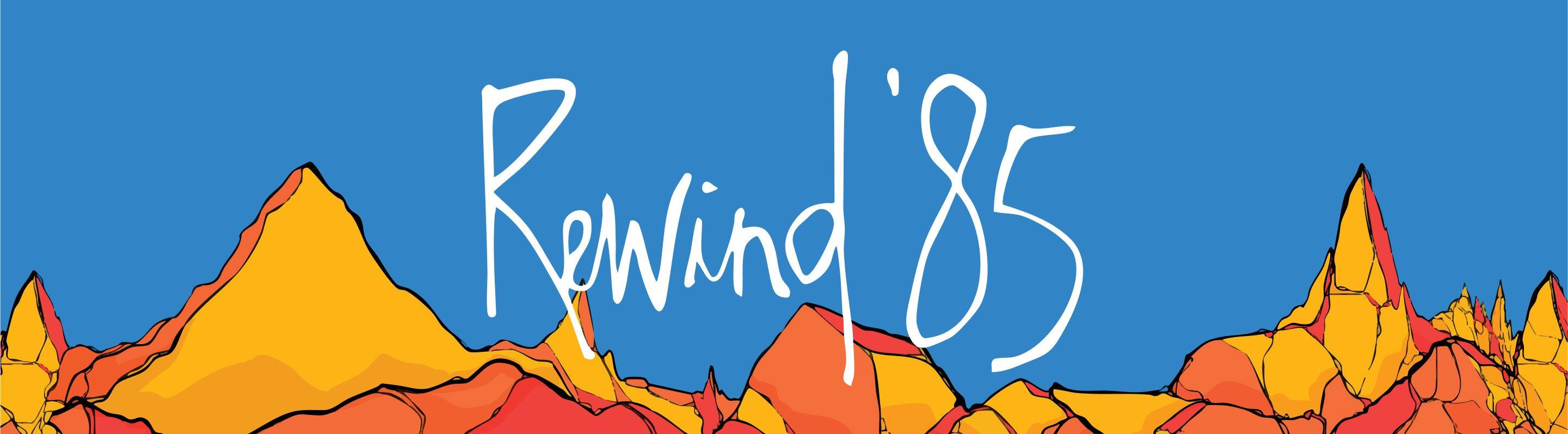 REWIND 85 LOGO