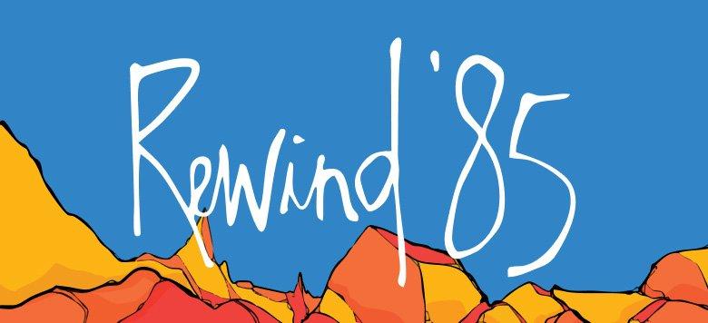 REWIND 85 LOGO