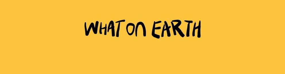 a yellow background with the words waton earth written on it