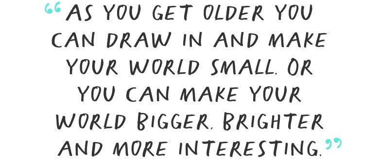 AS YOU GET OLDER QUOTE