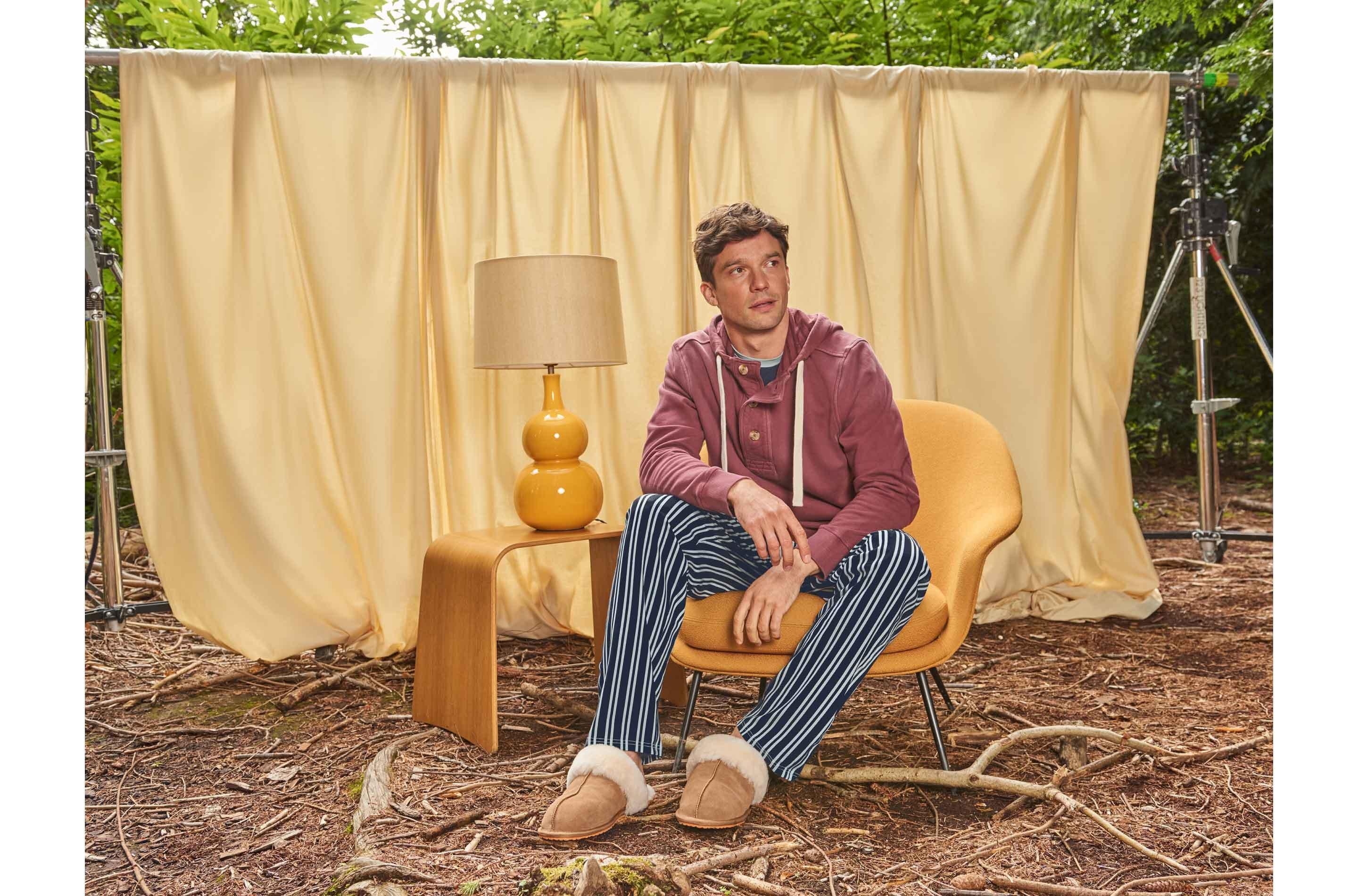 man in pyjamas