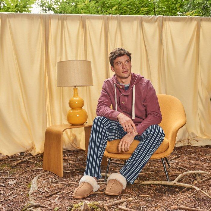 man in pyjamas