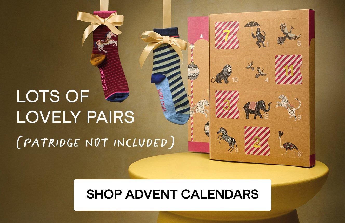 socks advent calendar