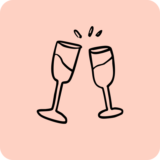 a red and white square with a sale sign on it