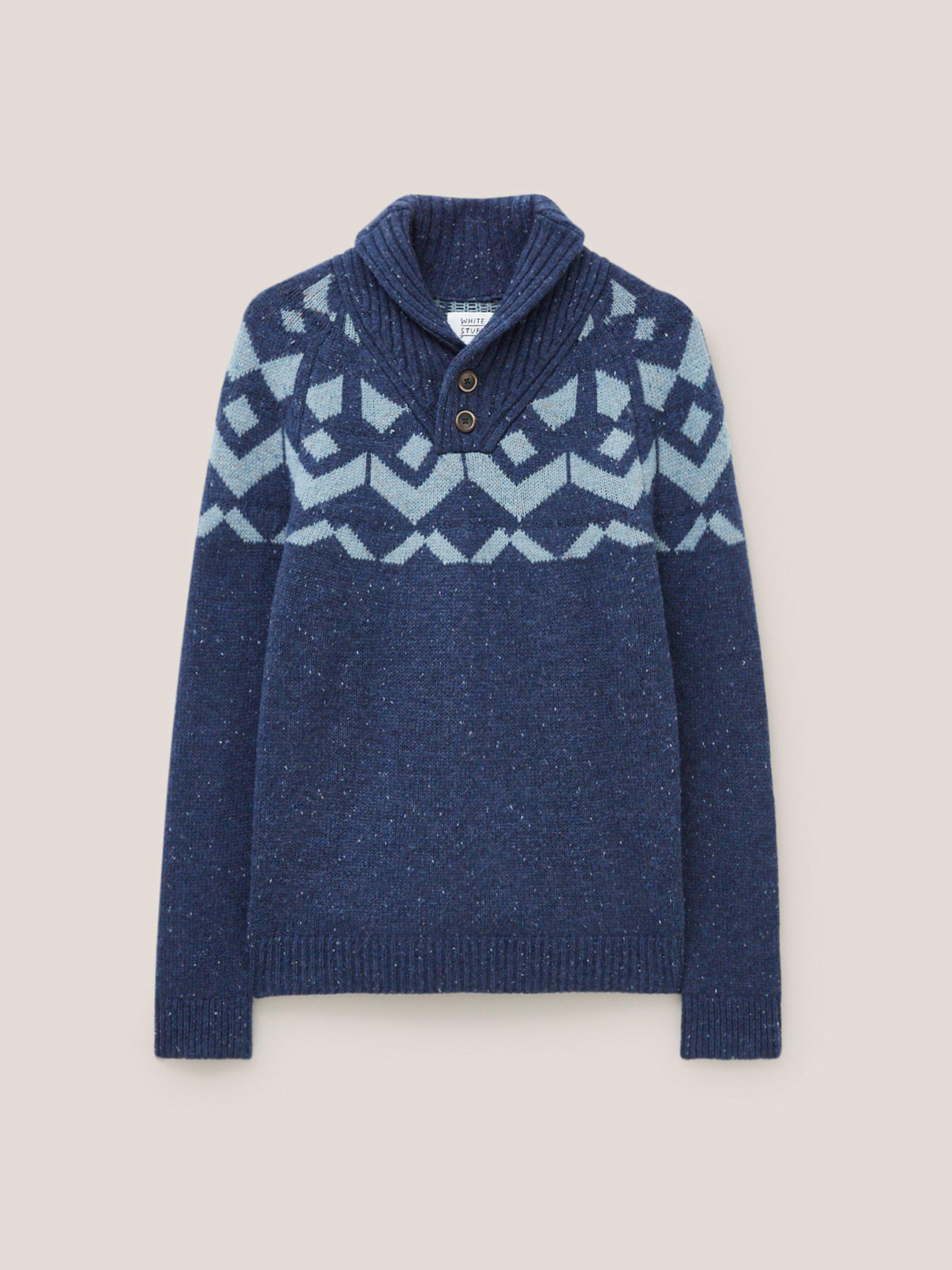 ARUNDEL GEO FAIRISLE SHAWL ALT