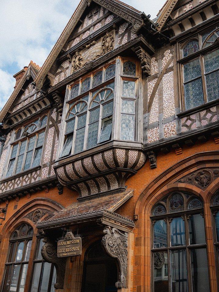 an old timber frame building in Canterbury