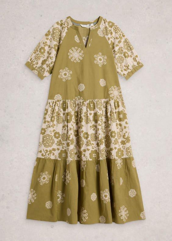 a dress with a floral print on it