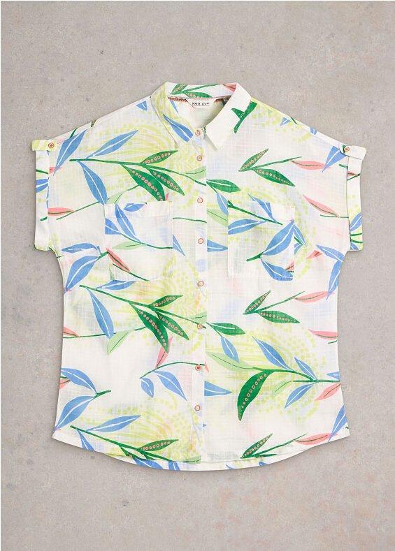 Ellie Organic Cotton Collared Shirt