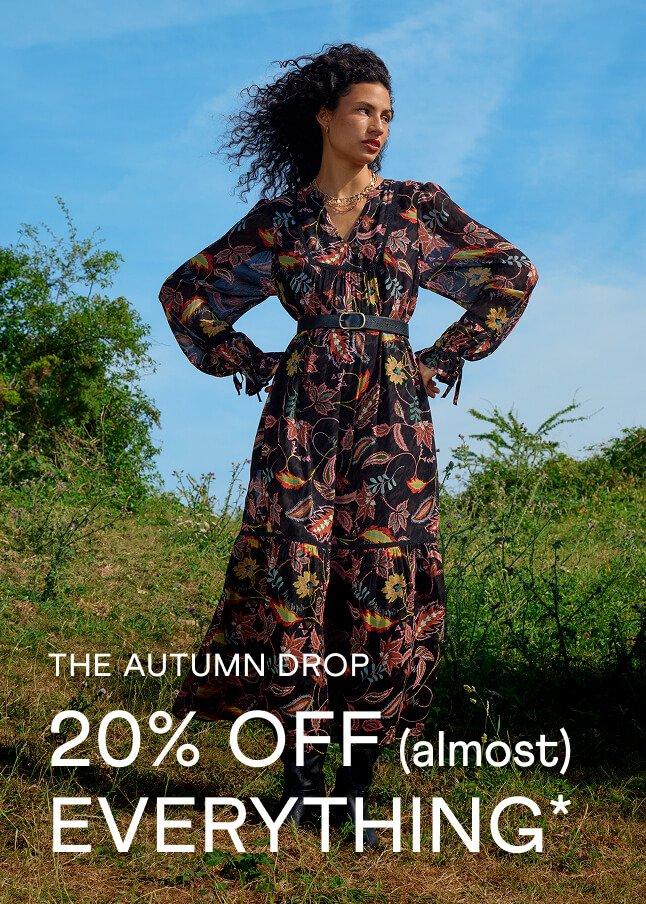 the autumn drop is 20% off everything