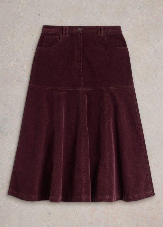 QUINN ORGANIC CORD SKIRT
