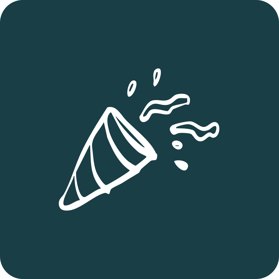 a black and white drawing of a cone with a splash of water