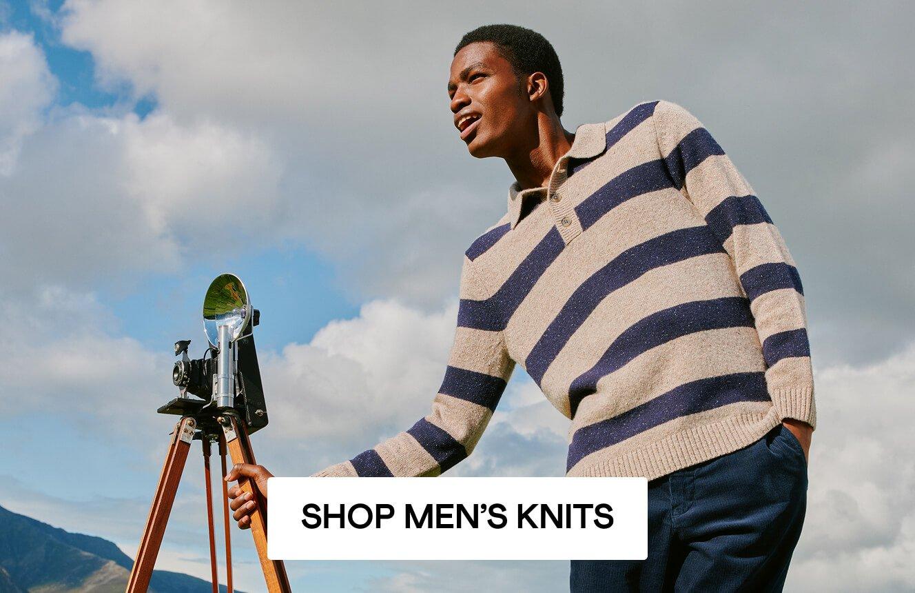click here to shop mens knitwear