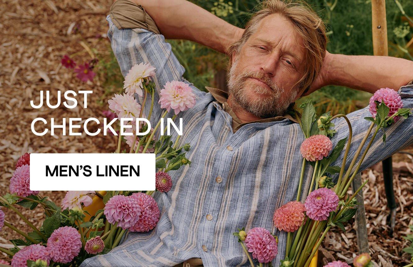men's linen, click here to shop.