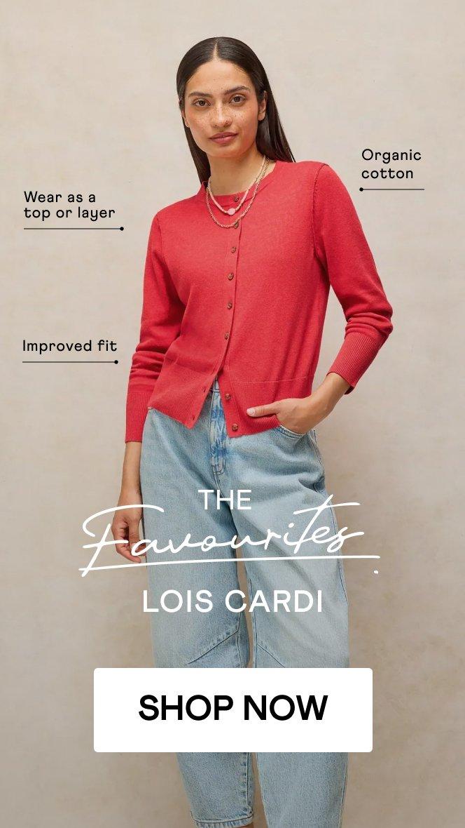 click here to shop the Lois cardigan