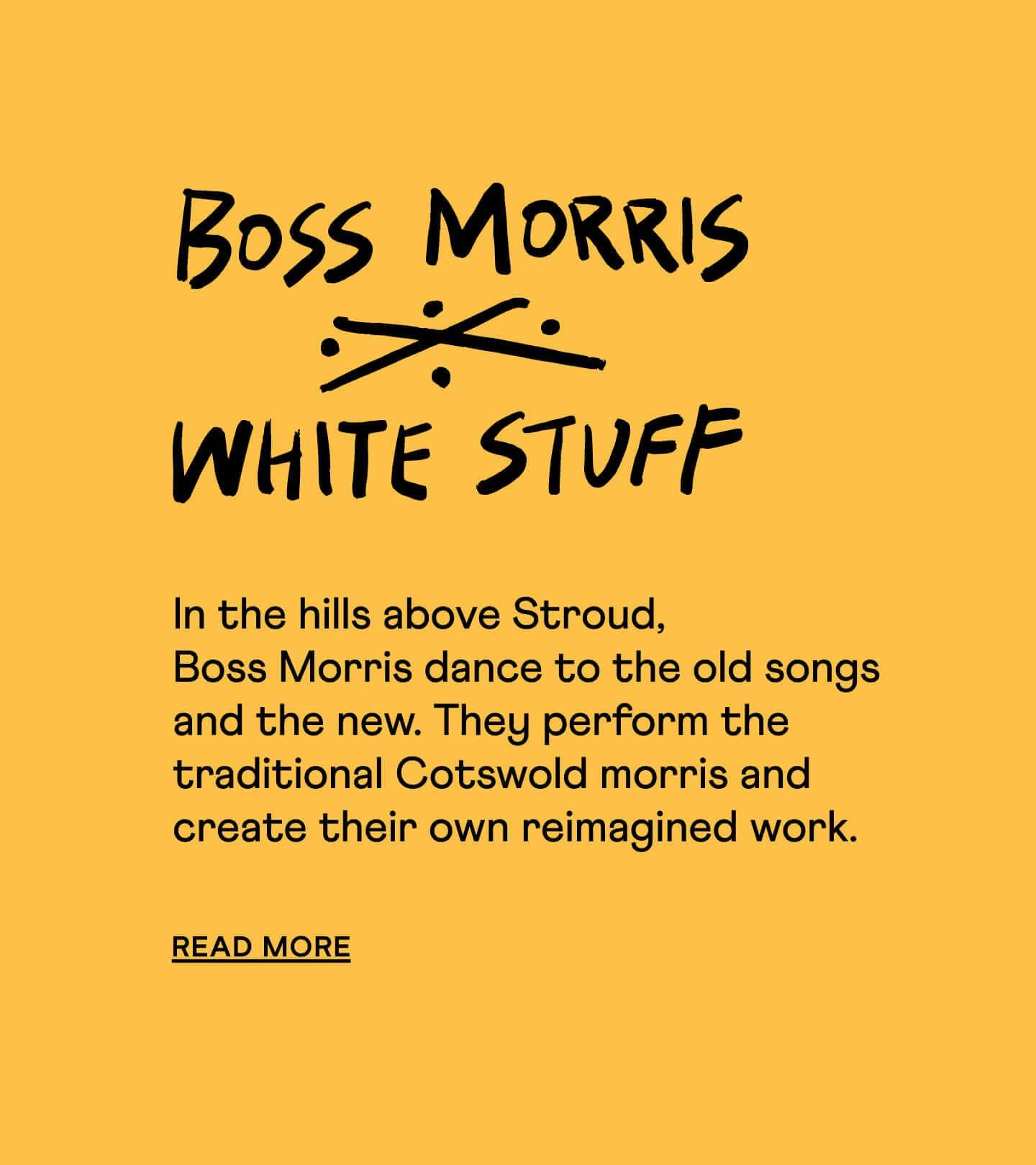 Read about the Boss Morris dancers.