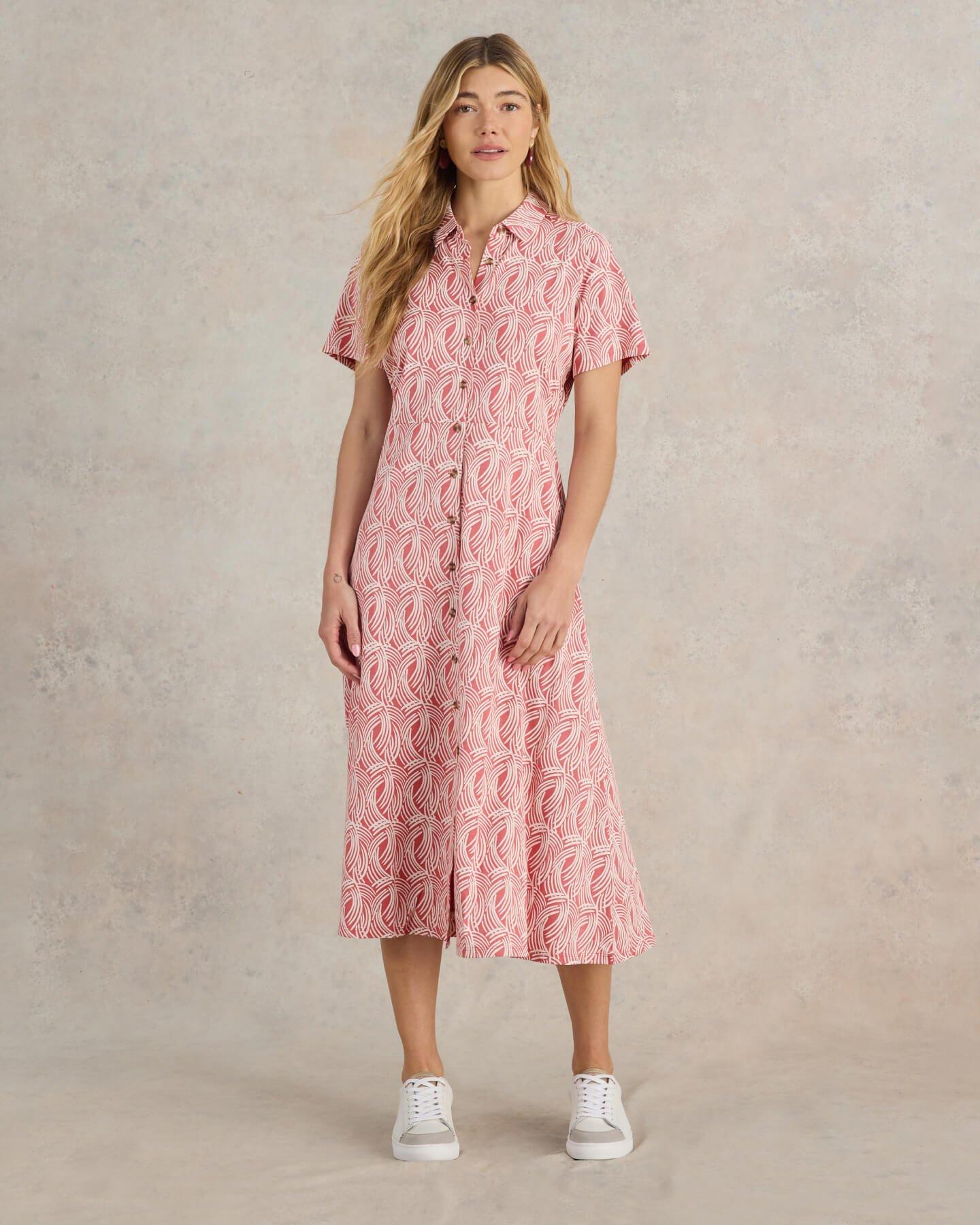 Pull à Capuche Femme White Stuff – Rose – Taille UK 20 – 100% Coton