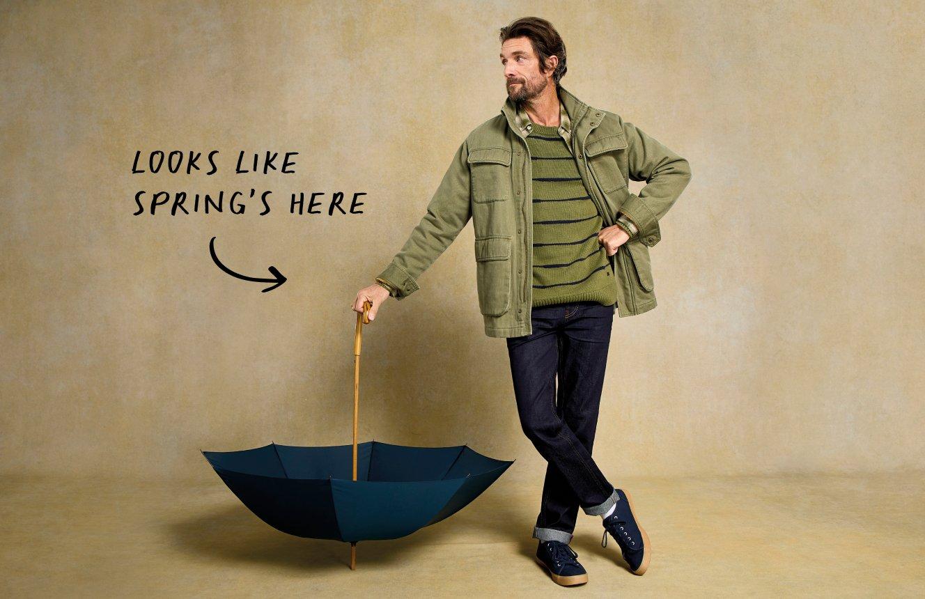 A man wearing White Stuff Clothing.